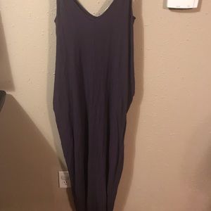 Plum Spaghetti Strap Dress- S/M